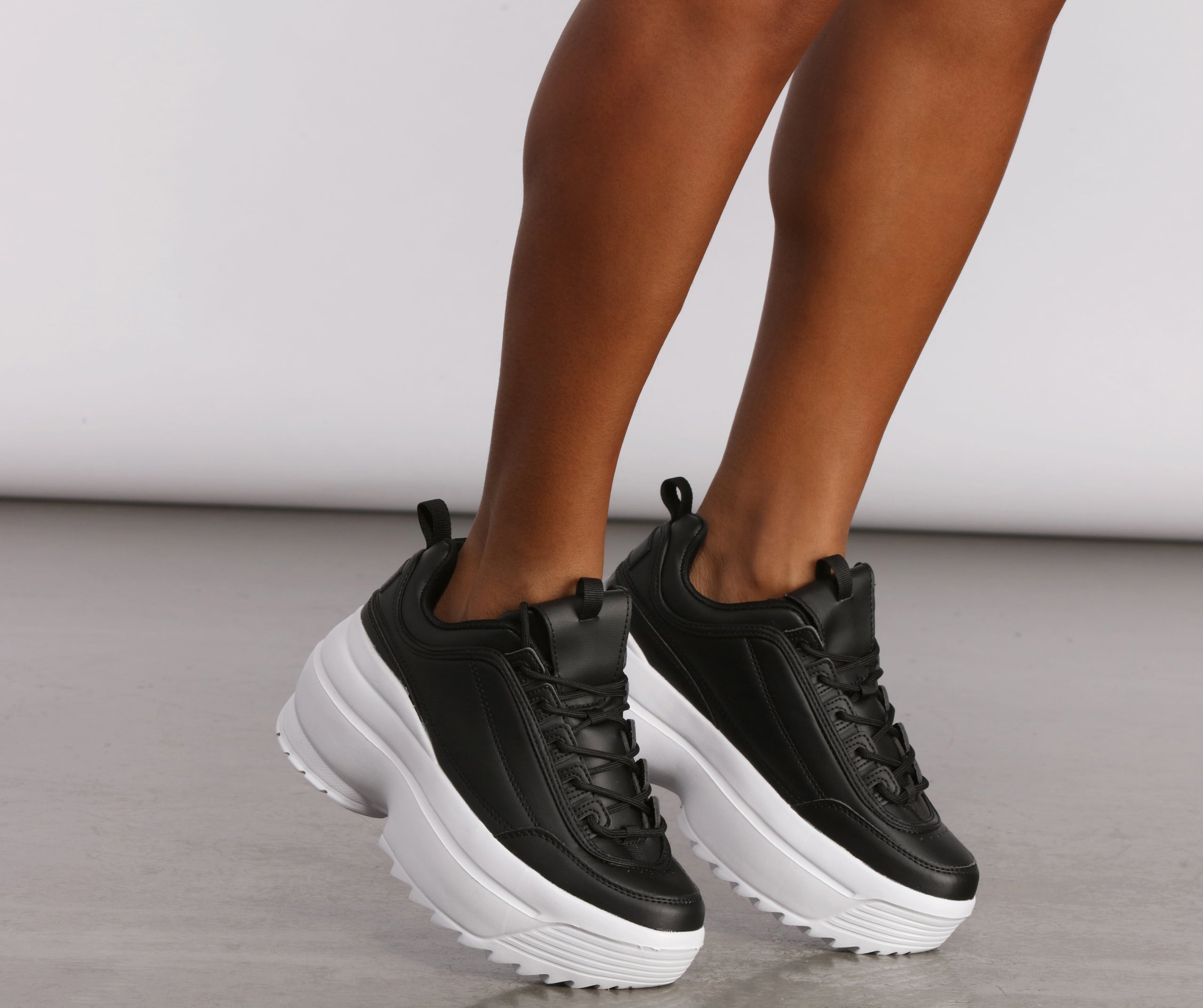 bulky platform sneakers