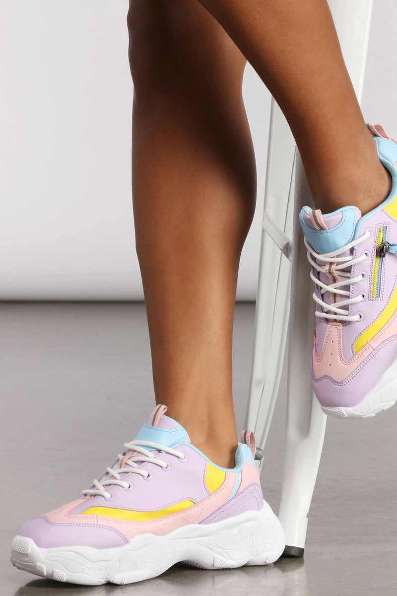 chunky sneakers multicolor