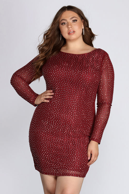 hoco plus size dresses