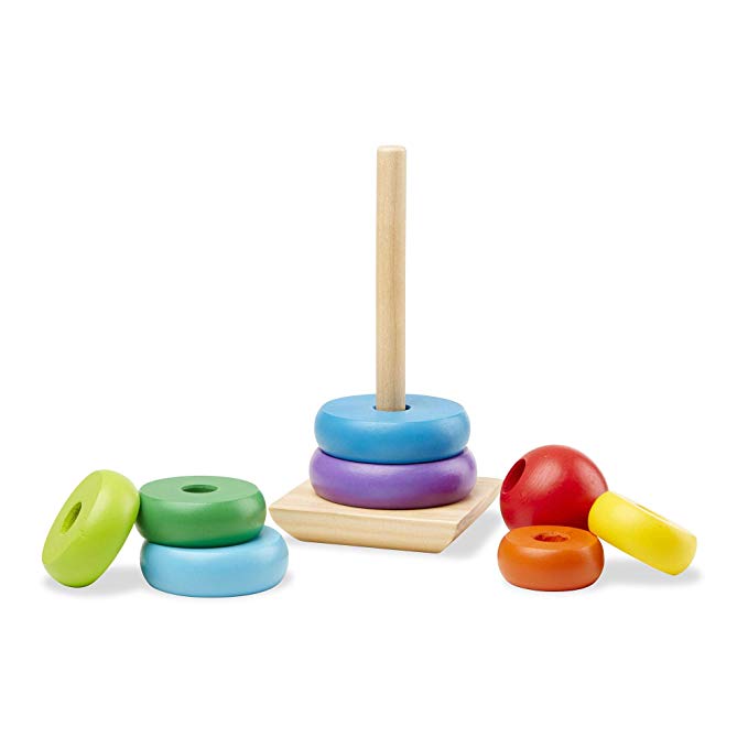 melissa and doug wooden stacking rings