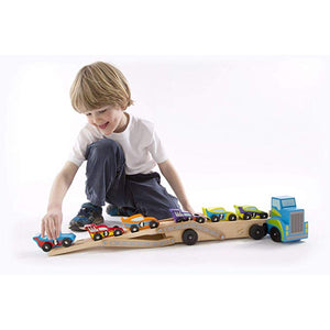 melissa & doug race car carrier