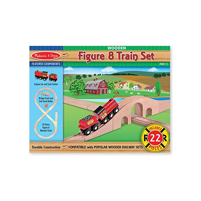 melissa & doug railway set