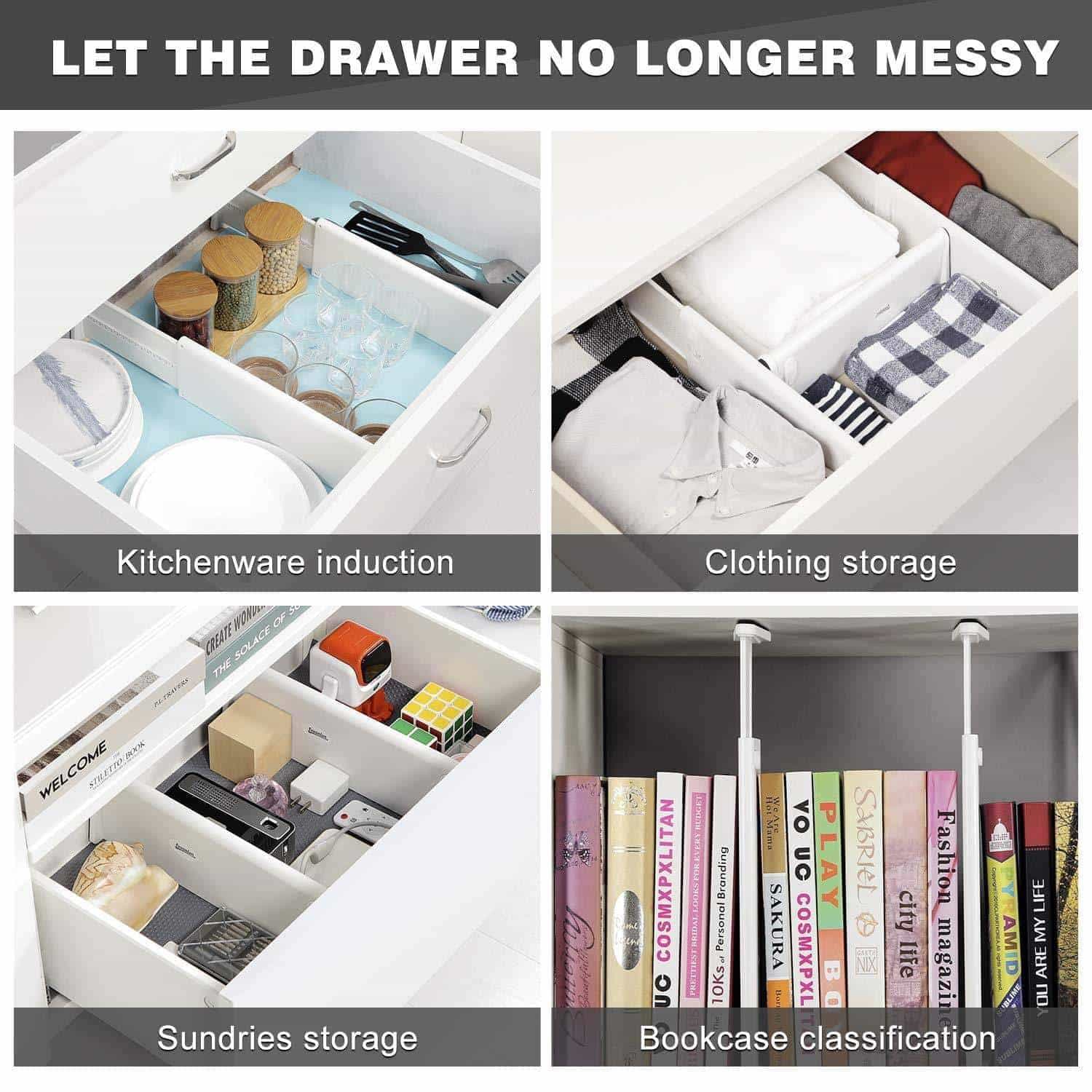 On Amazon Favonian Drawer Dividers Clothes Divider David Barrart