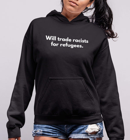 A Racist For A Present | Feminist Unisex Hoodies