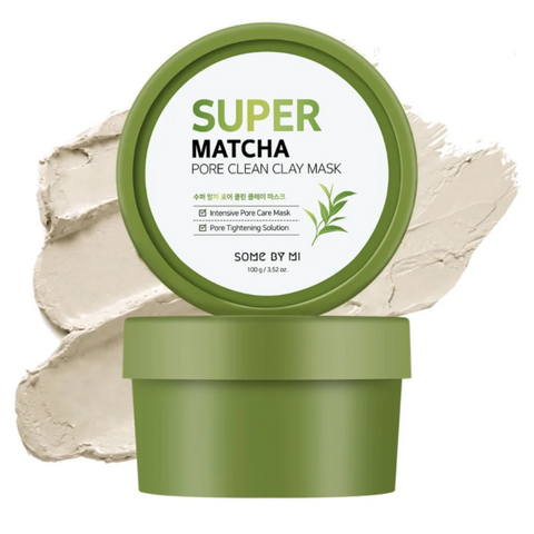 SOME BY MI Super Matcha Pore Clean Clay Mask - Korean oily skin must have. Mask for acne, oily skin. sebum controlling clay mask