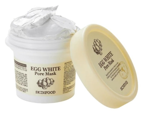 SKINFOOD Egg White Pore Mask - purifies and shrinks pores fore pore less complexion