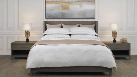 all white bedroom for minimalist bedroom decor