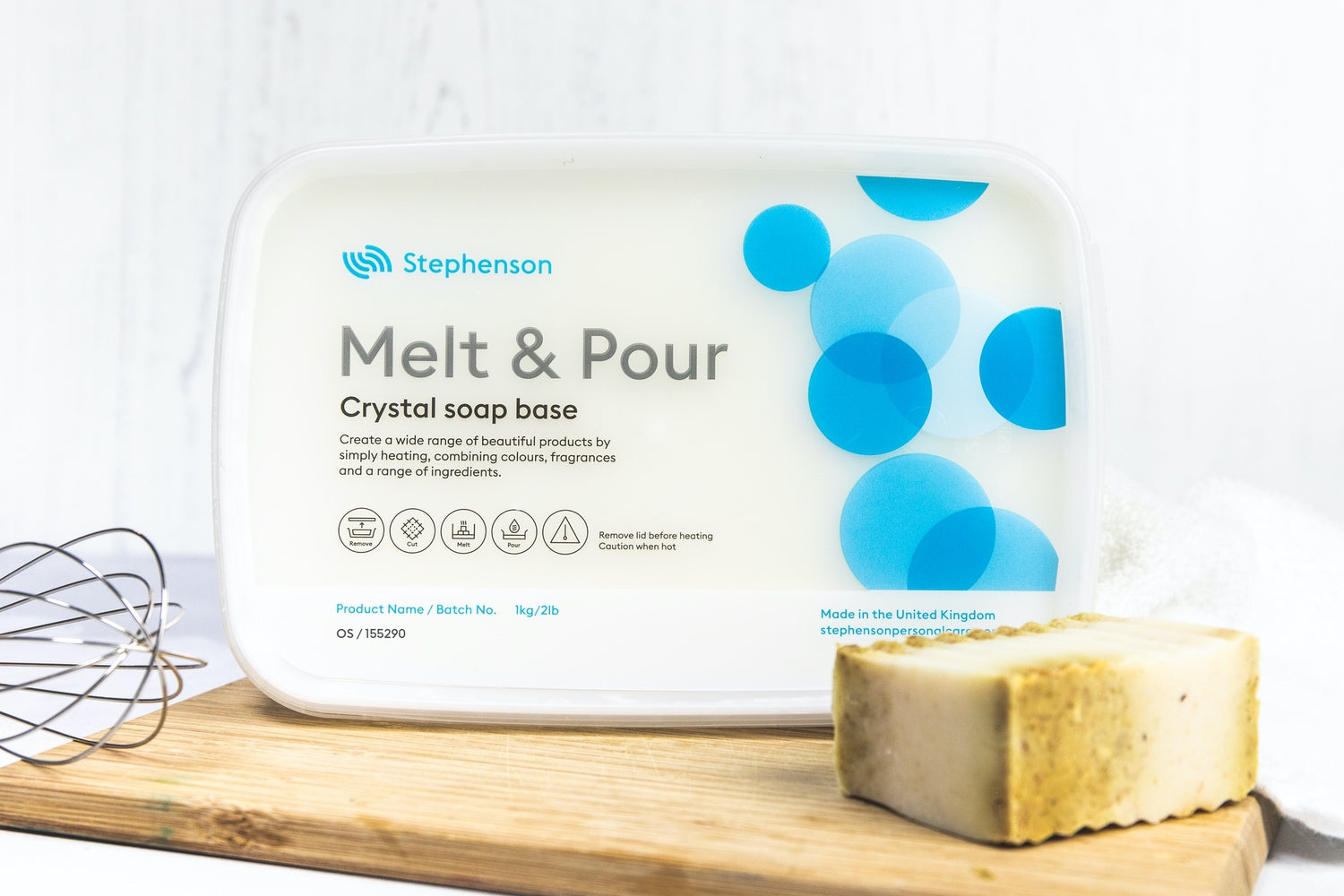 Melt and Pour Soap Base - Oatmeal & Shea Butter - New Directions UK product image