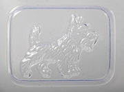 Scottie Dog PVC Mould Tray (4 Cavity)