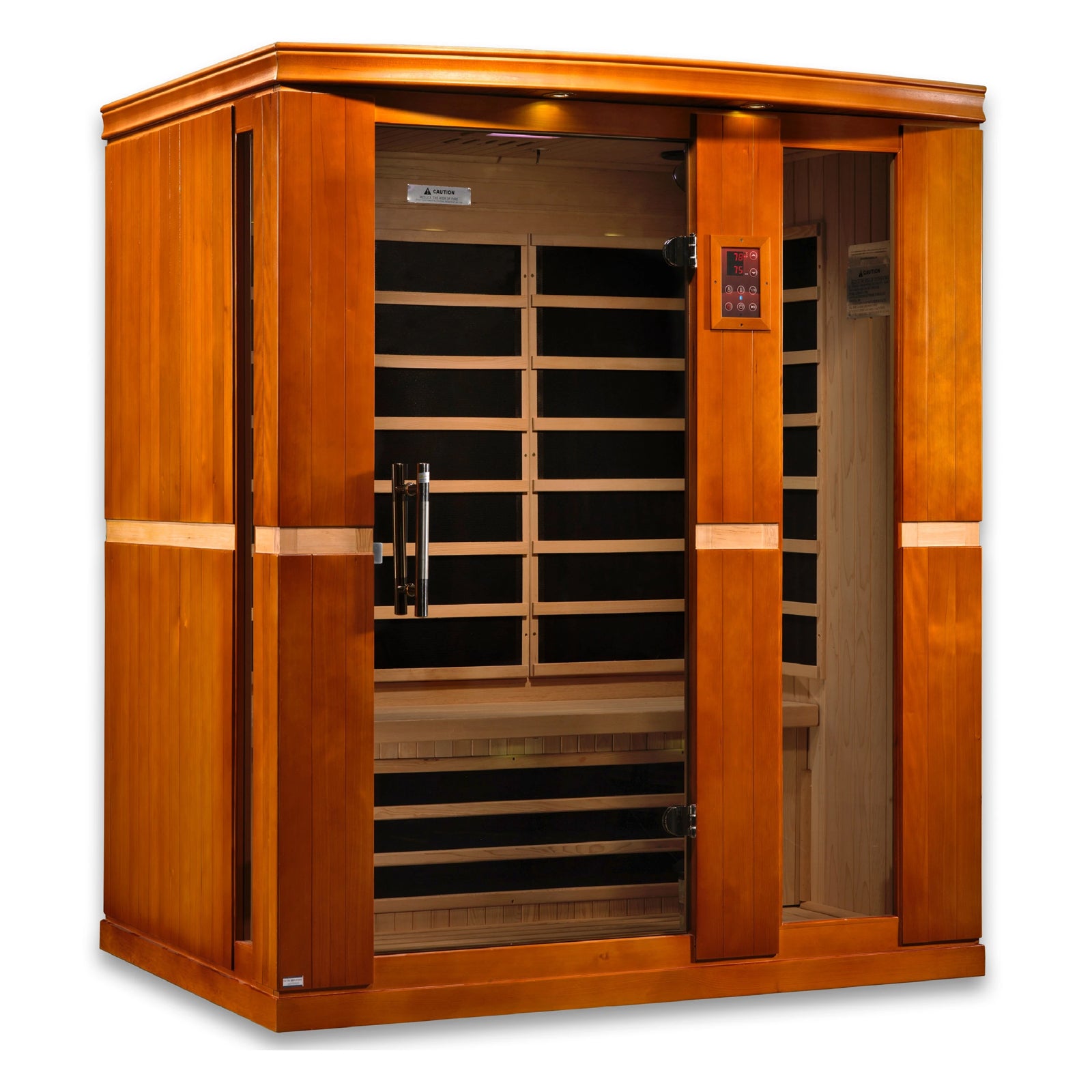 Golden Designs Palermo Edition Dynamic Low EMF Far Infrared Sauna - Barbell Flex