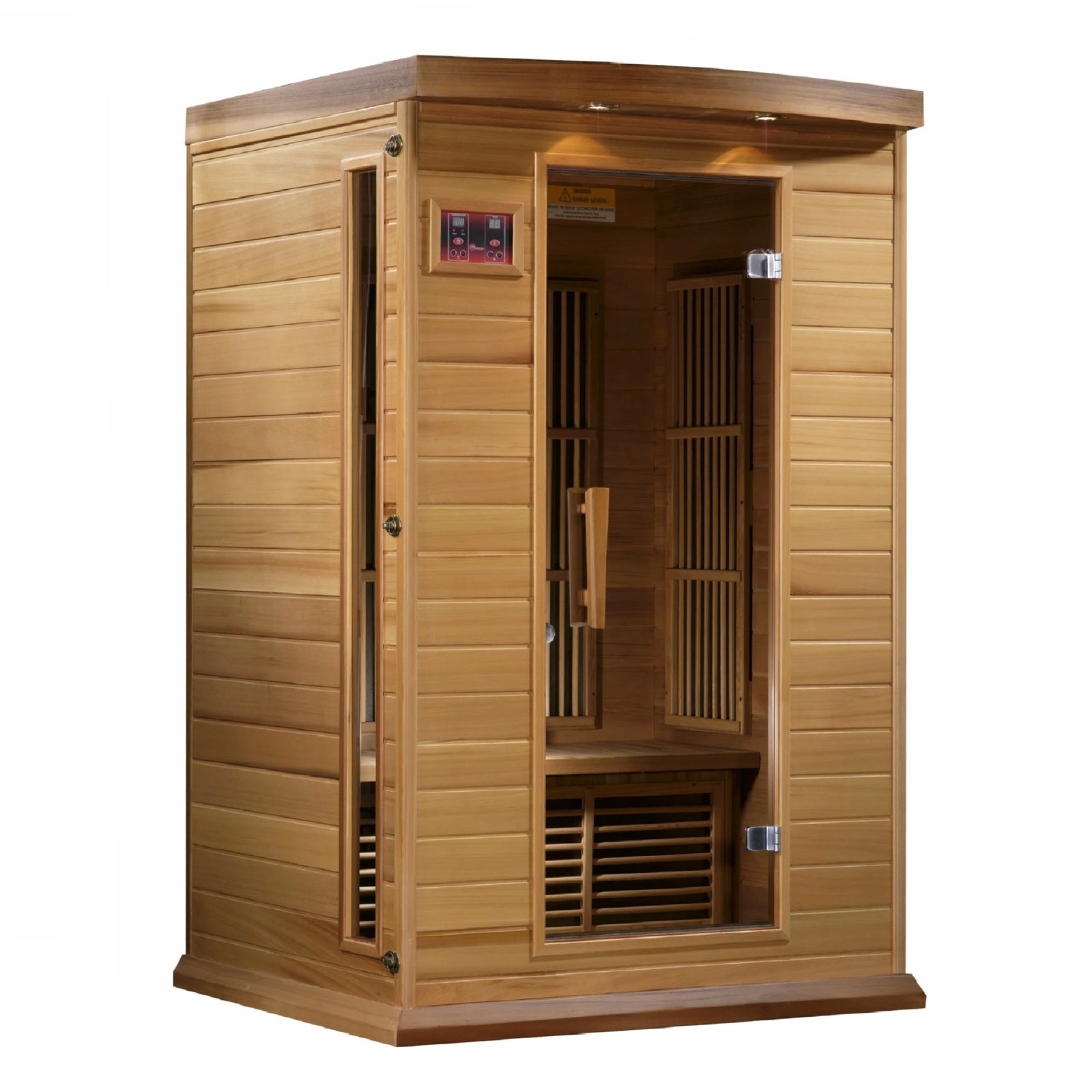 Golden Designs Maxxus Canadian Red Cedar Low EMF FAR Infrared Sauna - Barbell Flex