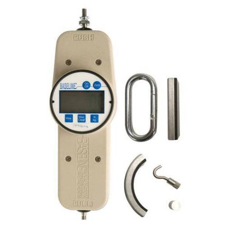 3B Scientific Baseline Heavy-Duty Digital Push-Pull Dynamometer – Barbell Flex