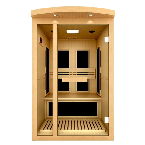 Pro 6 5220-01 2 Person Near Zero EMF Infrared Sauna - Barbell Flex