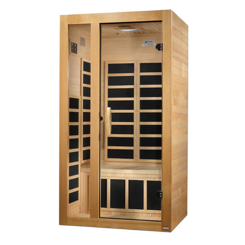 Golden Design Gracia 1-2 Person Low EMF FAR Infrared Sauna - Barbell Flex