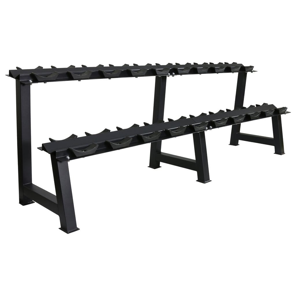 American Barbell Econo 10-Pair Dumbbell Storage Rack - Barbell Flex