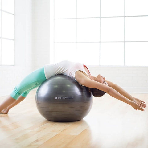 Merrithew Anti-Burst Stability Ball with Pump - Barbell Flex