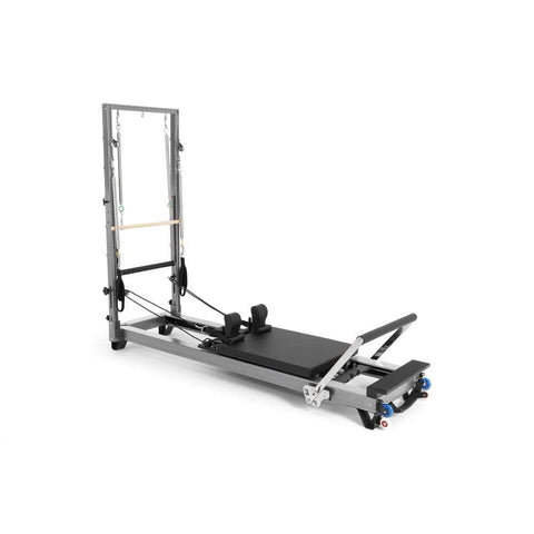 Elina Pilates Aluminum Stackable Reformer with Tower - Barbell Flex