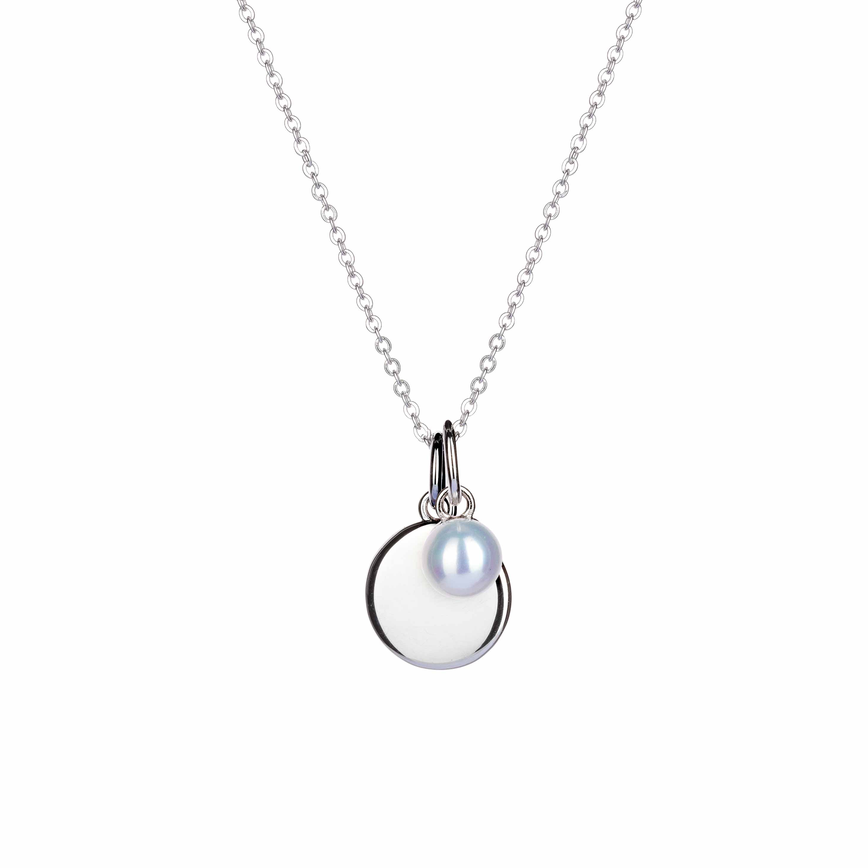 Image of June Birthstone Pendant - Pearl