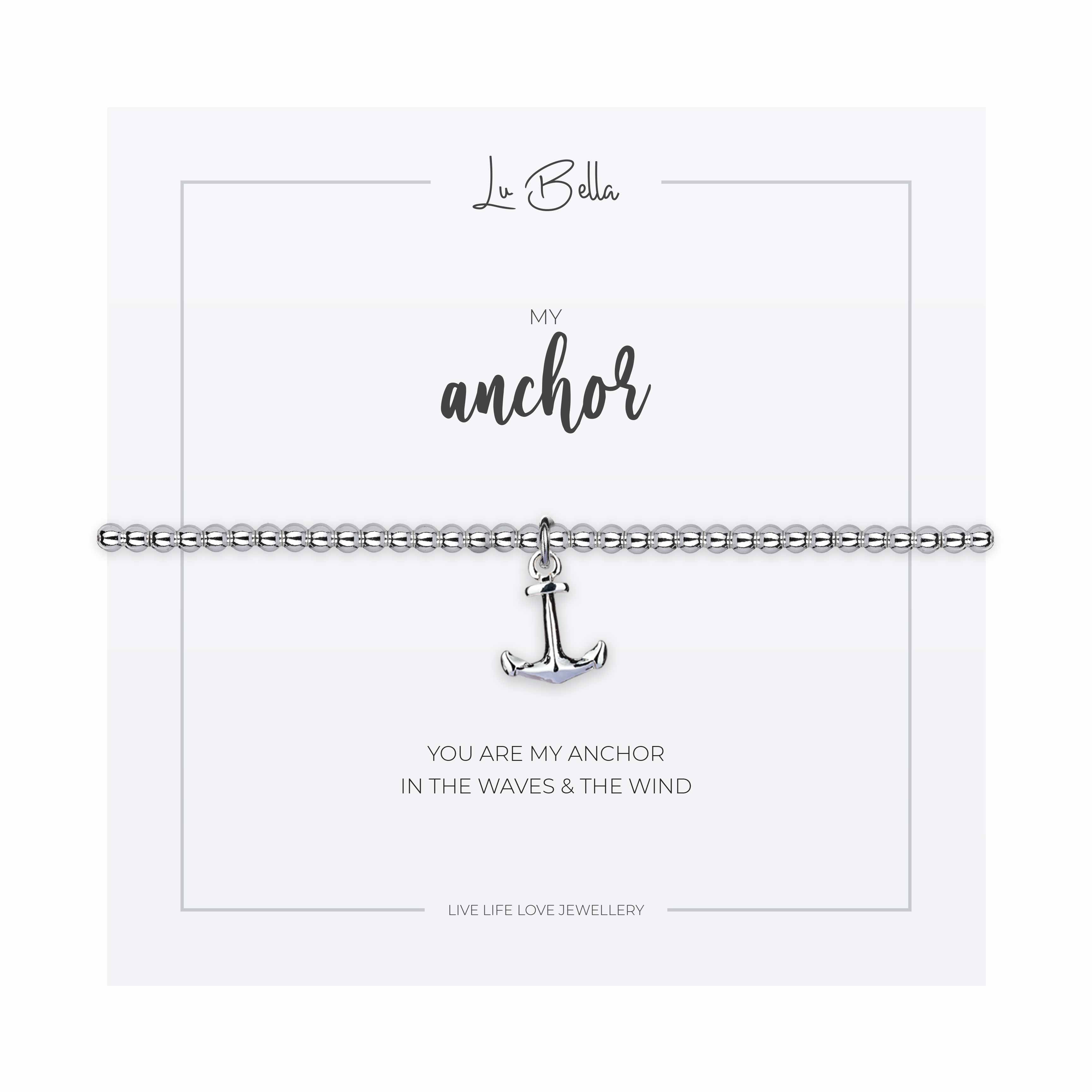 Image of My Anchor Sentiments Friendship Bracelet