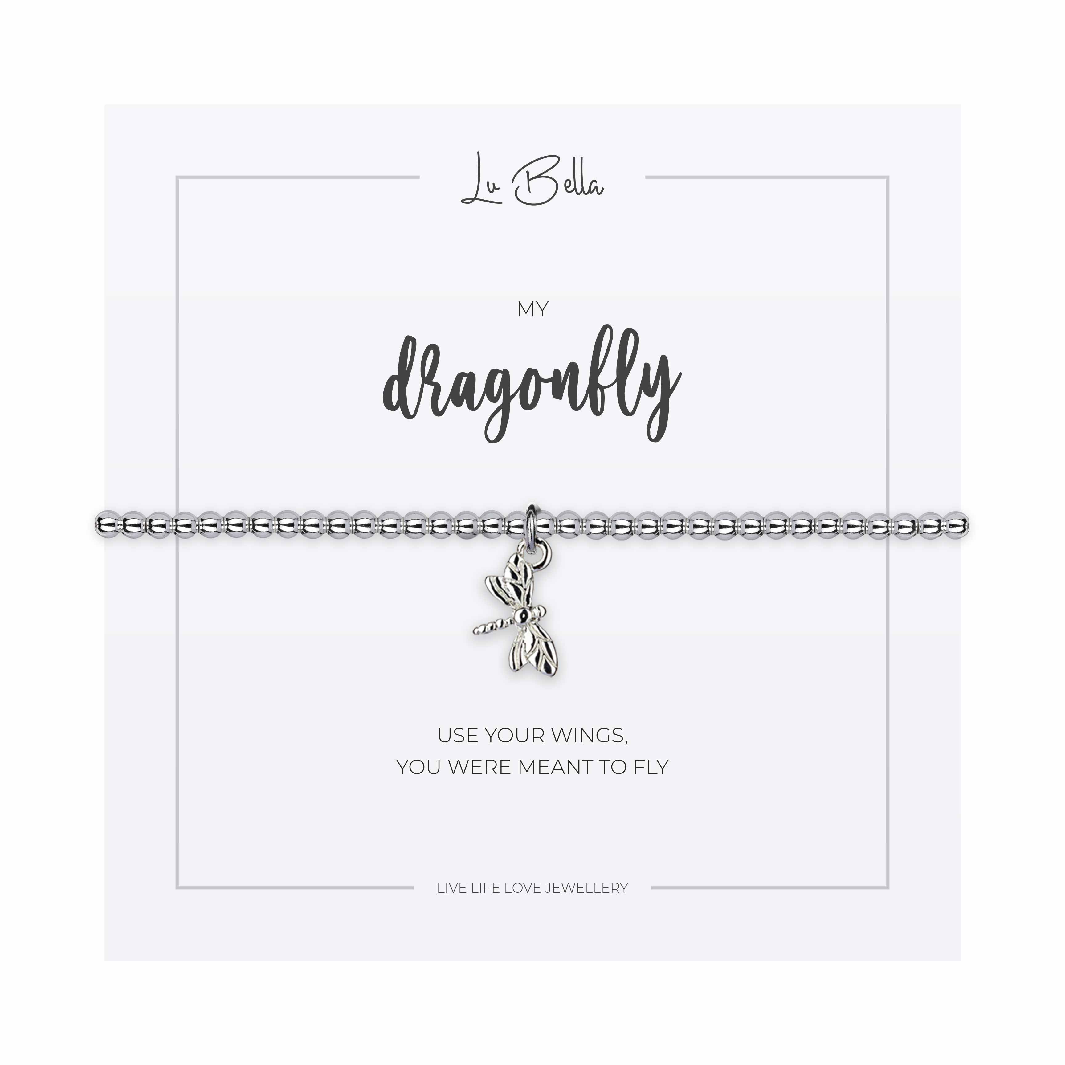 Image of My Dragonfly Sentiments Friendship Bracelet