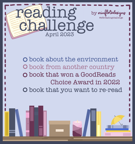 Reading challenge guidelines graphic