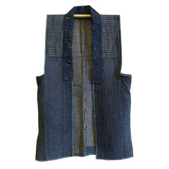 A Sashiko Stitched Sleeveless Vest: Yamagata