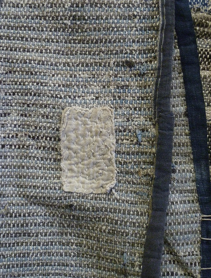 Sri | A Boro Sakiori Sodenashi: Patched Rag Woven Work Vest