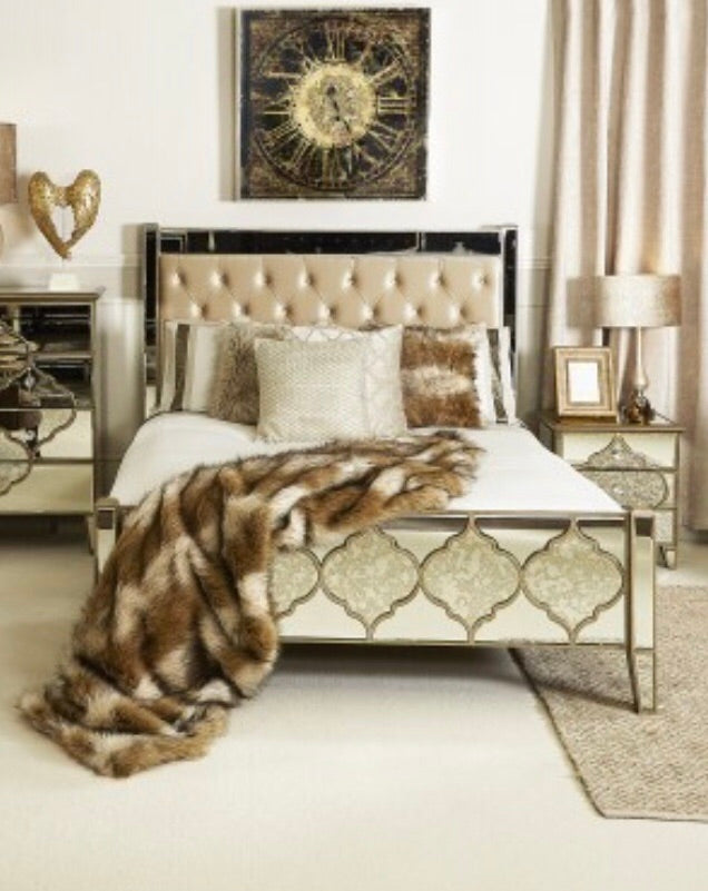 Marrakech Mirror King Size Bed Wow Lush Interiors