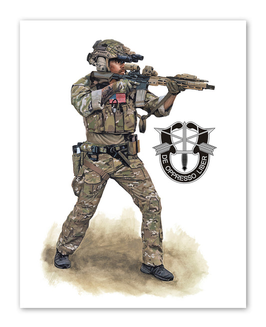 Special Operations (Desert Tiger Stripe) – Prairie Fire Art