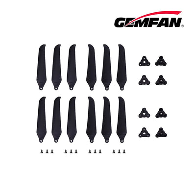 4Pairs (4CW+4CCW) Gemfan F1510 F7036 F1051 10inch Folding Propeller 2-Blade/3-Blade Glass Fiber Nylon for FPV Long ...