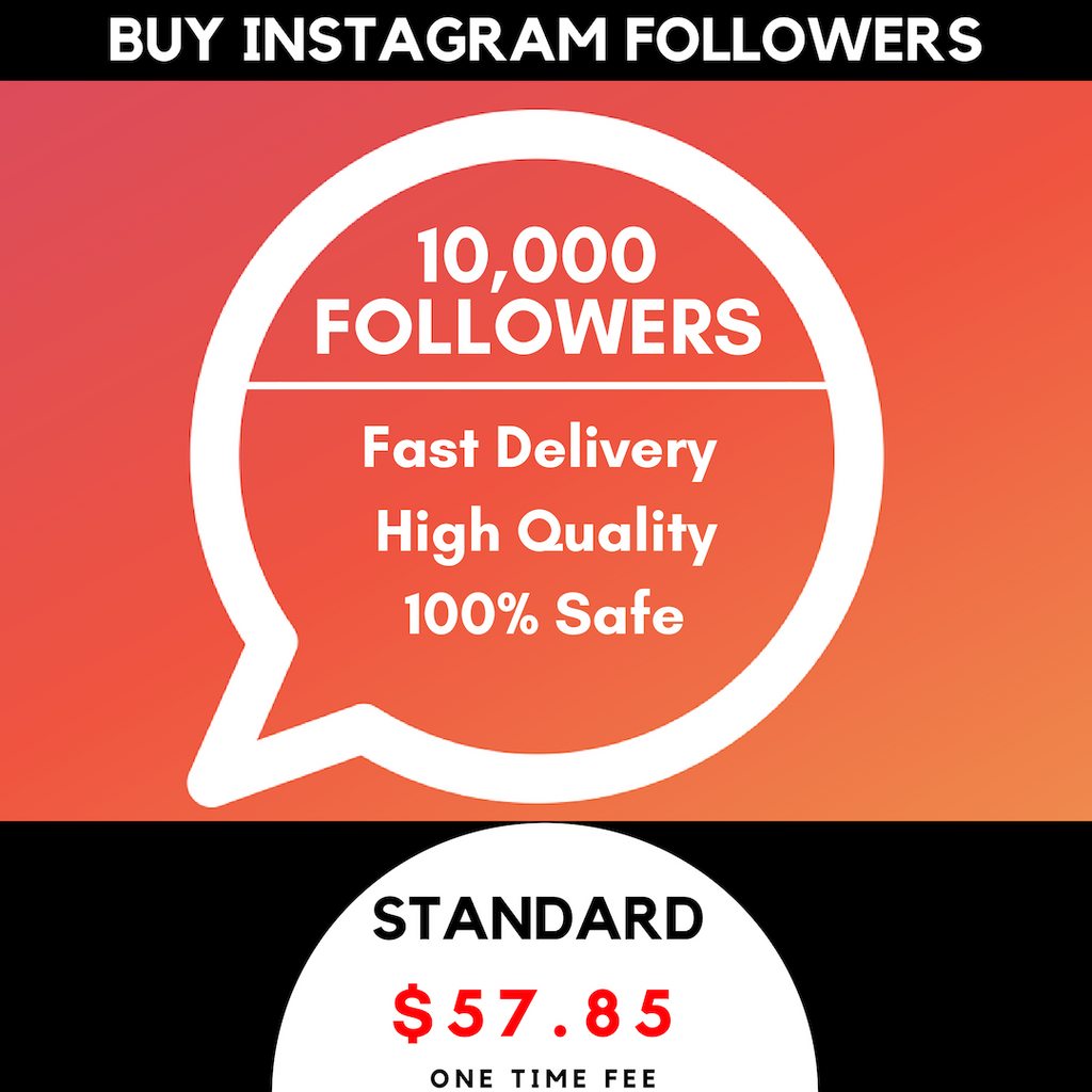  - 10 000 followers for instagram