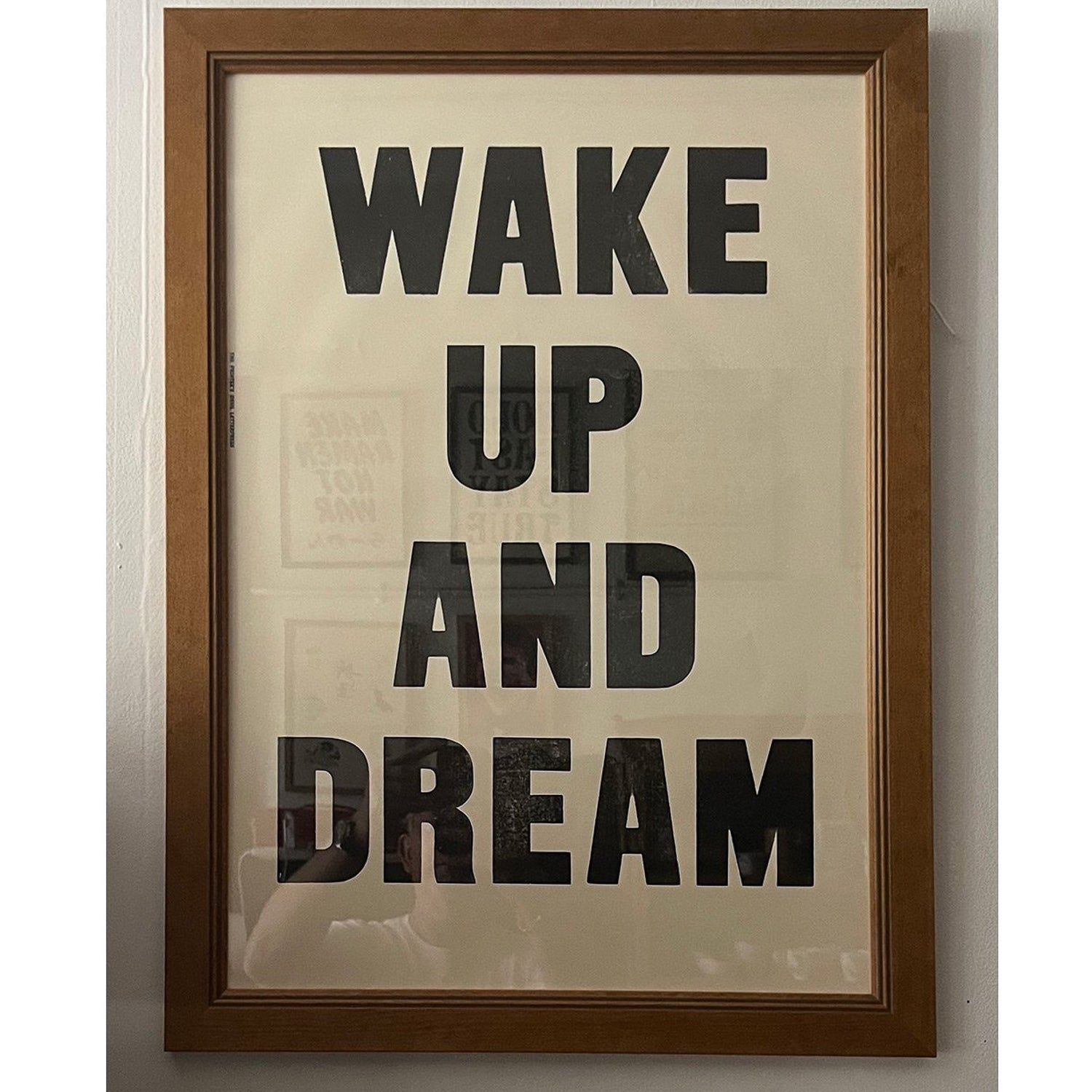 WAKE UP AND DREAM/ Poster