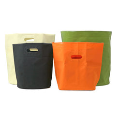 tarp bag round in various colors and sizes