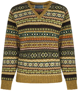 FISHERMANS FAIR ISLE KNITWEAR FOR MEN