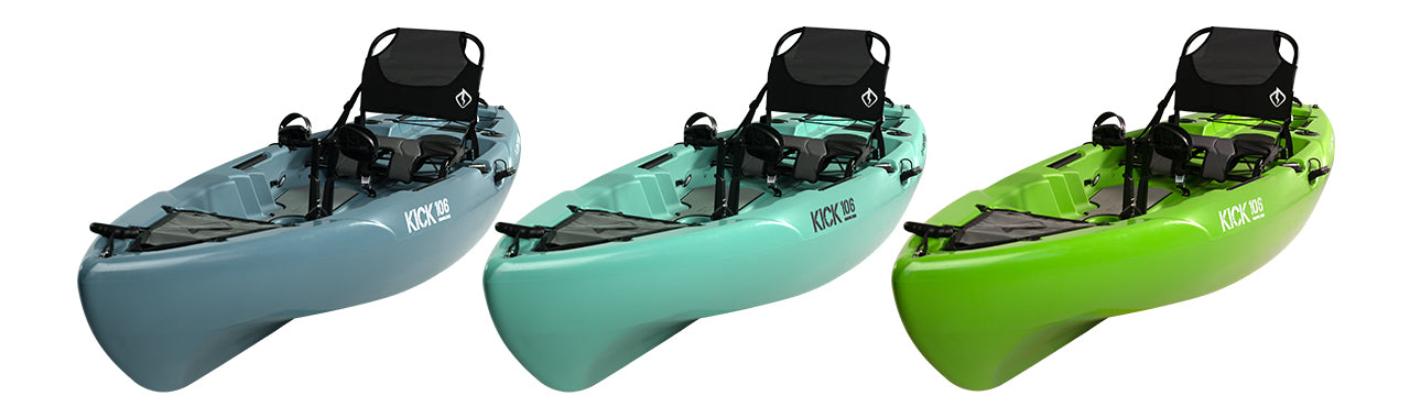 Kick 106 Pedal Drive Kayak - Lightning Kayaks