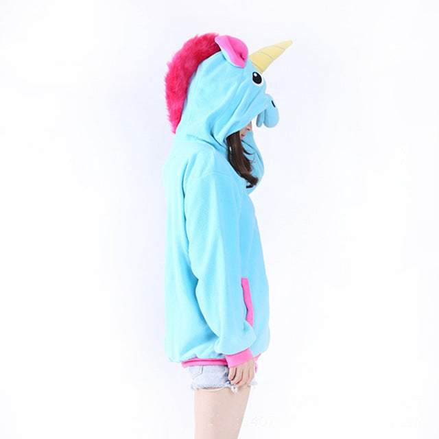 unicorn hooded jacket