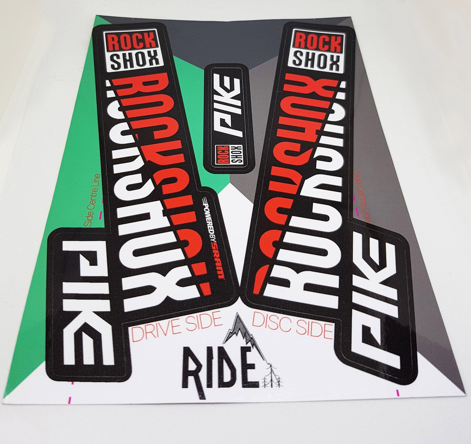 rockshox pike stickers