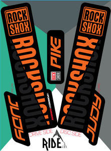 rockshox judy stickers