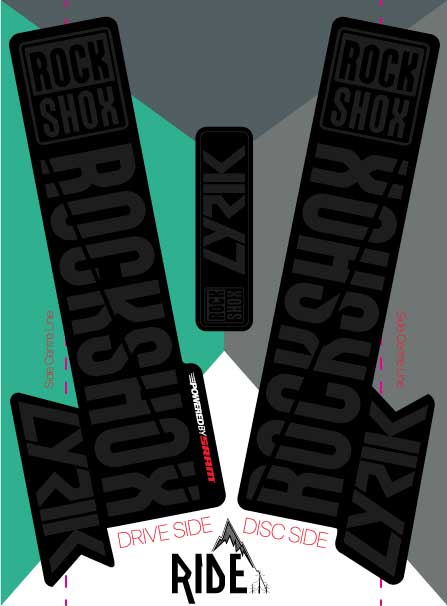 stickers rockshox lyrik 2018