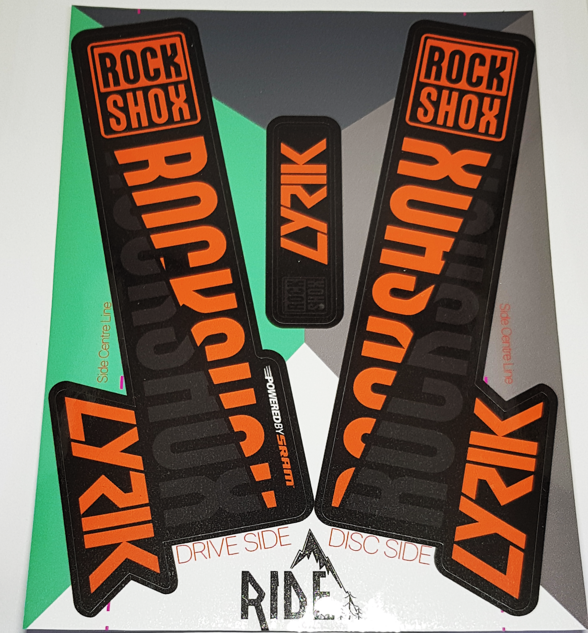 rockshox lyrik stickers