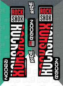 rockshox recon stickers