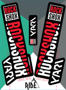 rockshox yari stickers