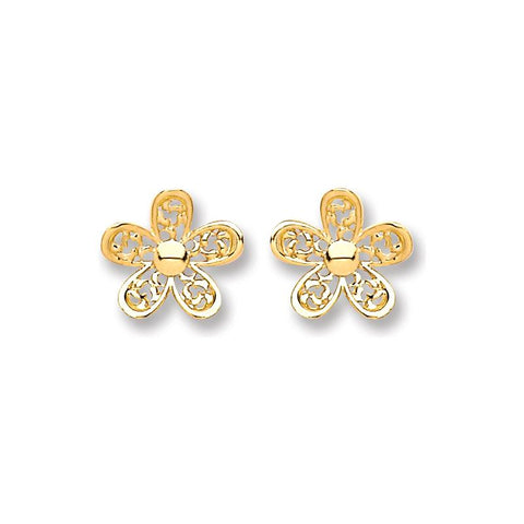 flower stud earrings