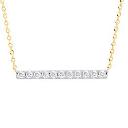 gold and diamond necklace