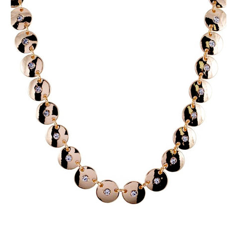 gold chunky necklace