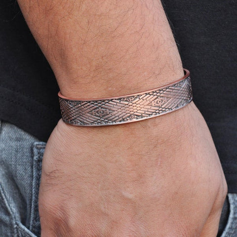 mens copper bangle