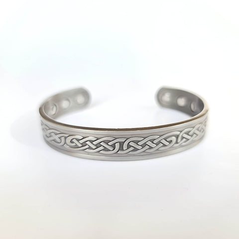 silver magnetic bracelet