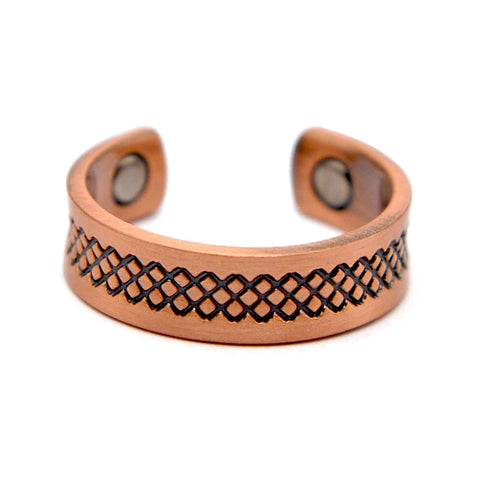 copper ring with magnets