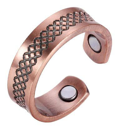 copper ring with magnets