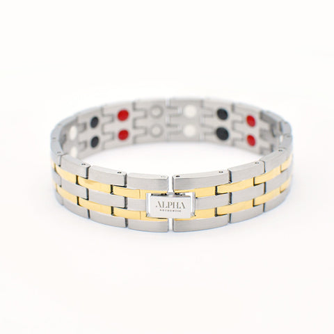 mens stainless steel magnetic bracelet